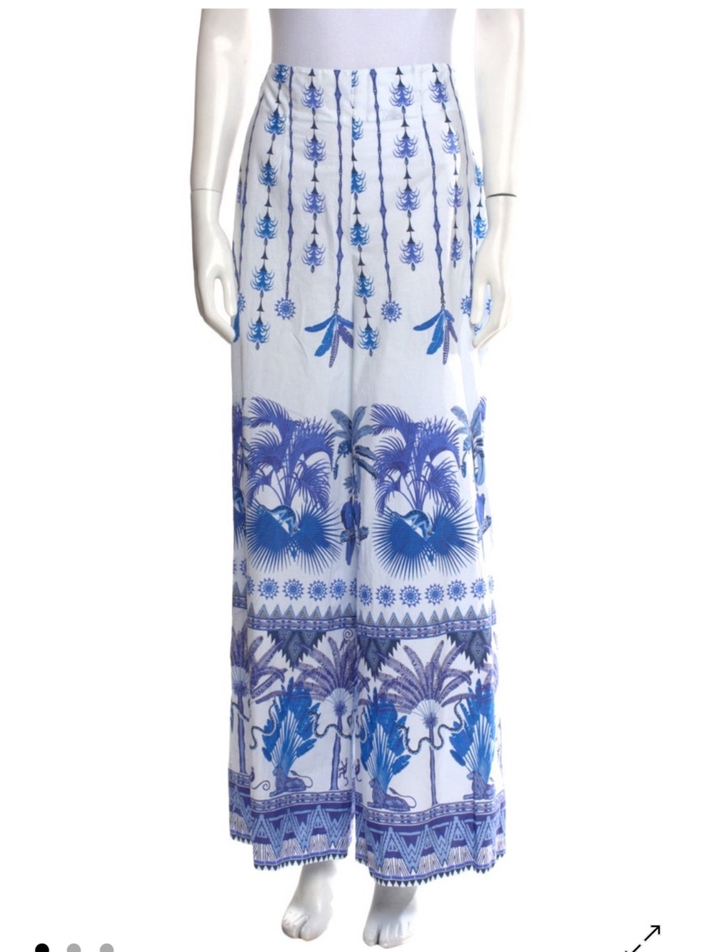 Le Sirenuse Positano  wide leg cotton pants,, SZ M